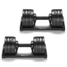 Гантель NUO S 224 2-24 кг black пара